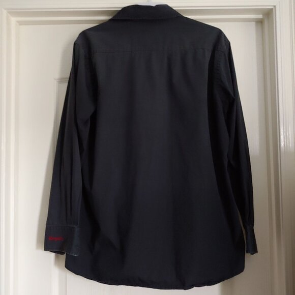 Vintage Dragonfly Mens Button Shirt 80's Rockstar Grunge Band Embroidered XXL - Picture 7 of 11